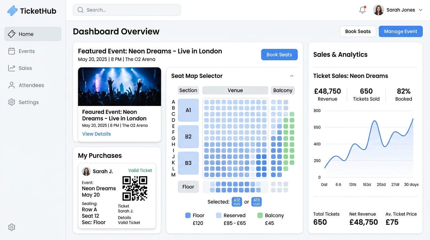 TicketHub Event Ticketing and Admission System
